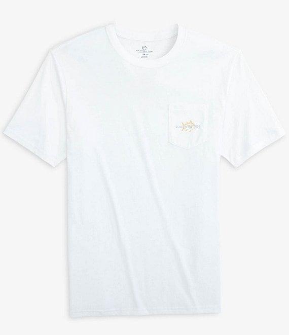 Southern Tide Sunset Split Short Sleeve T-Shirt Product Image