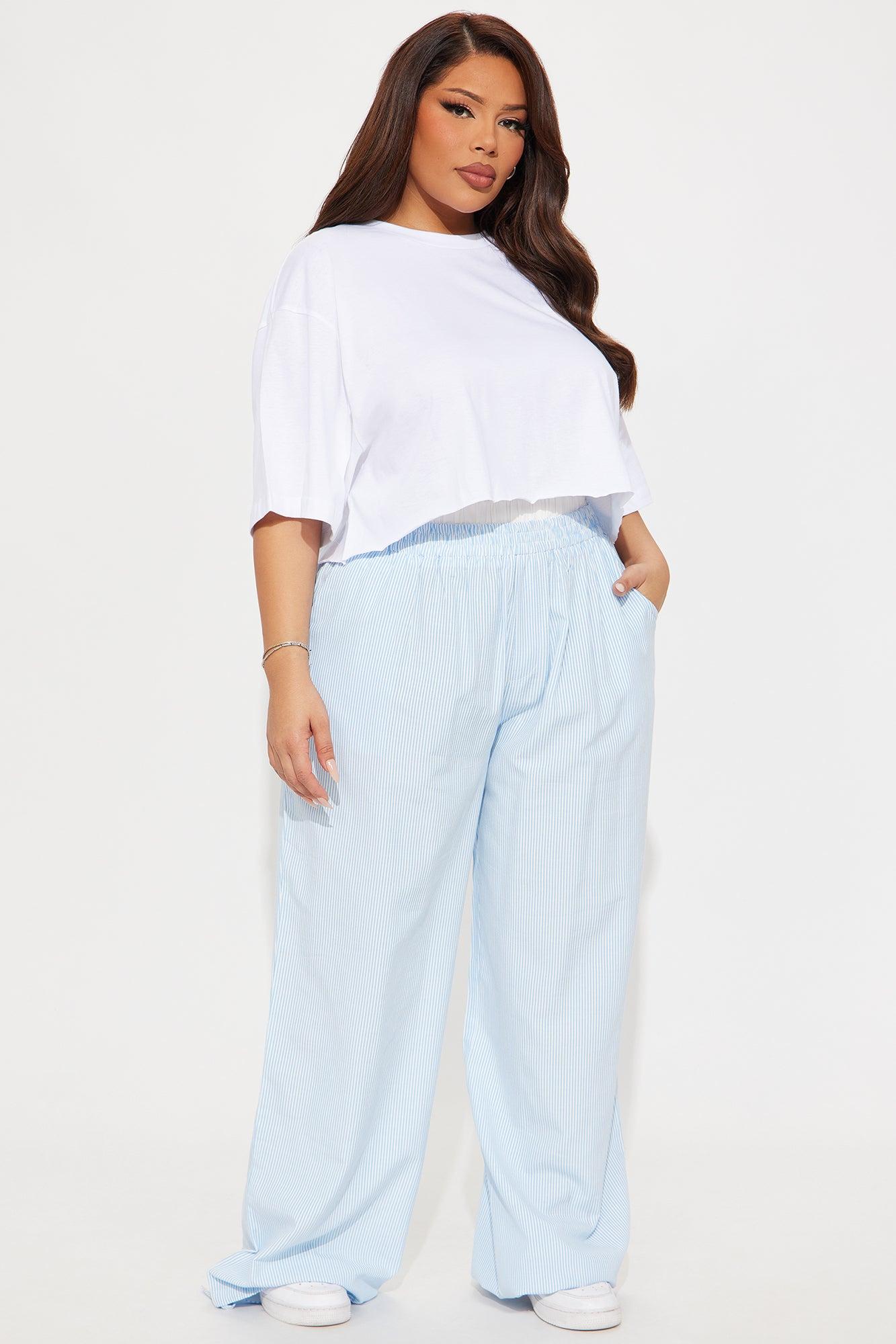 The Oversized Cropped Tee - White Product Image