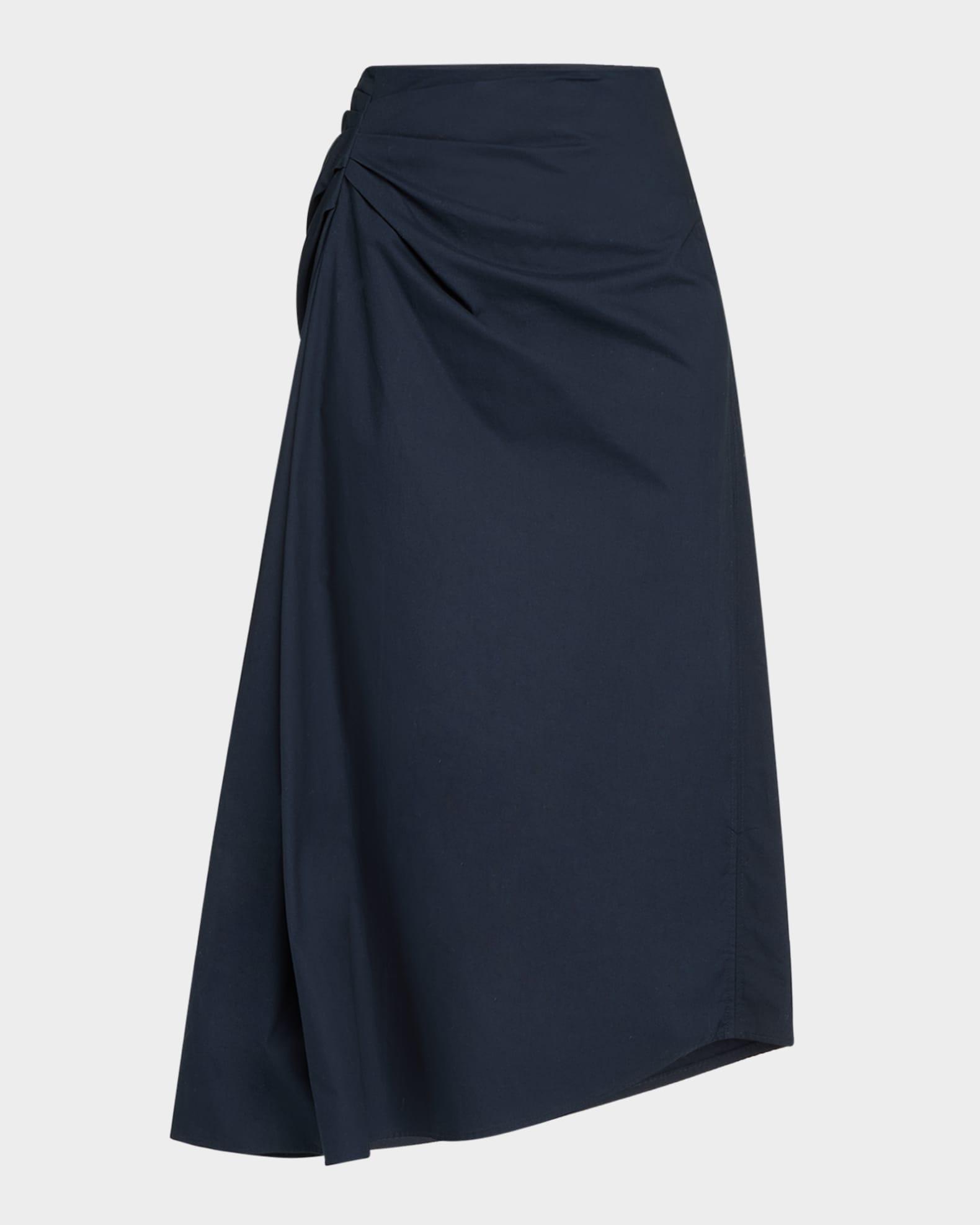 Tessa Ruched Midi Skirt Product Image