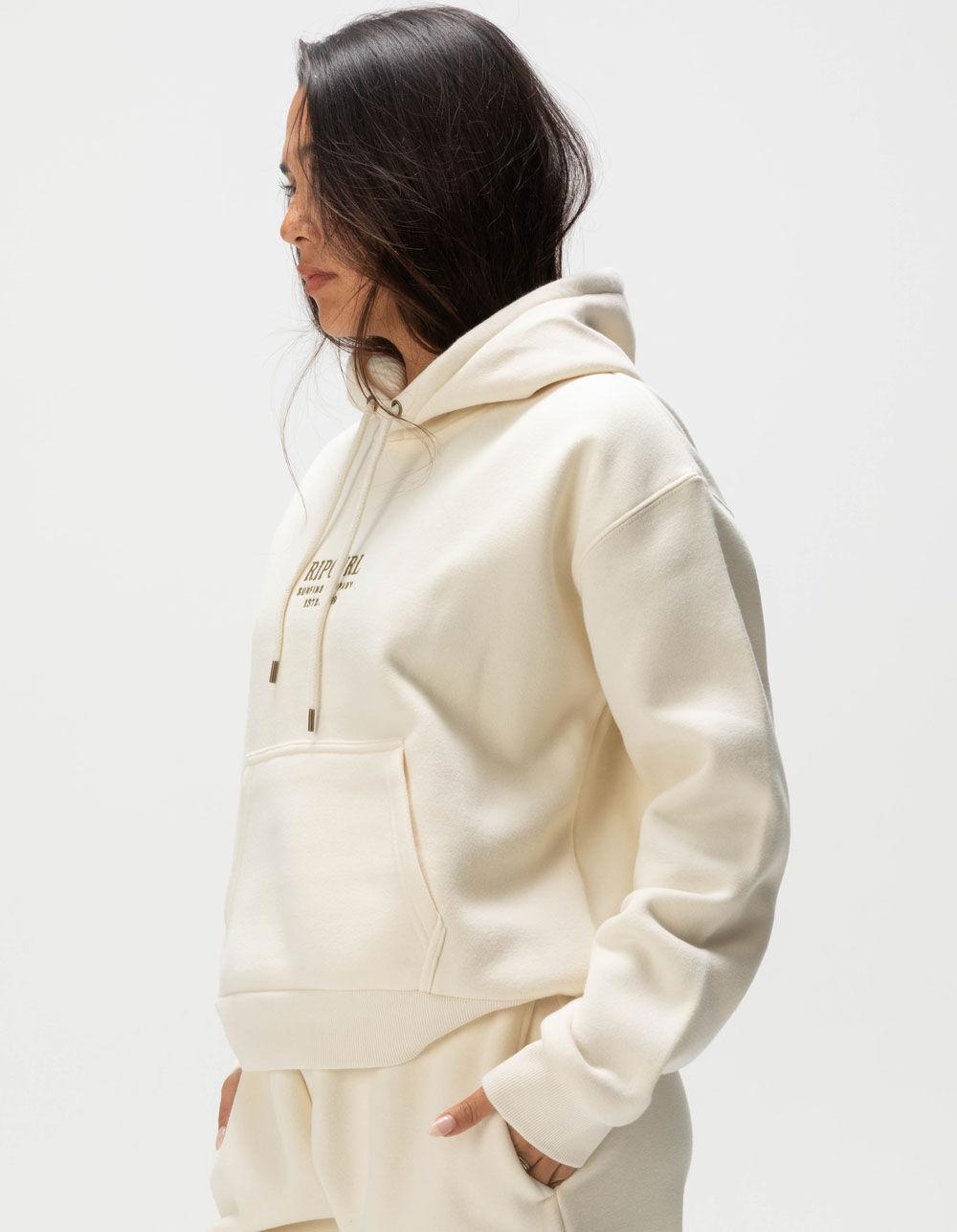 RIP CURL Surf Staple Womens Hoodie - BONE Product Image