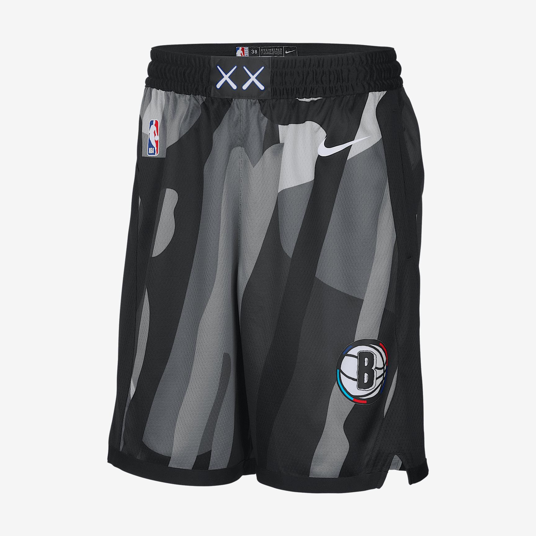 Brooklyn Nets 2024/25 City Edition Men's Nike Dri-FIT NBA Swingman Shorts Product Image