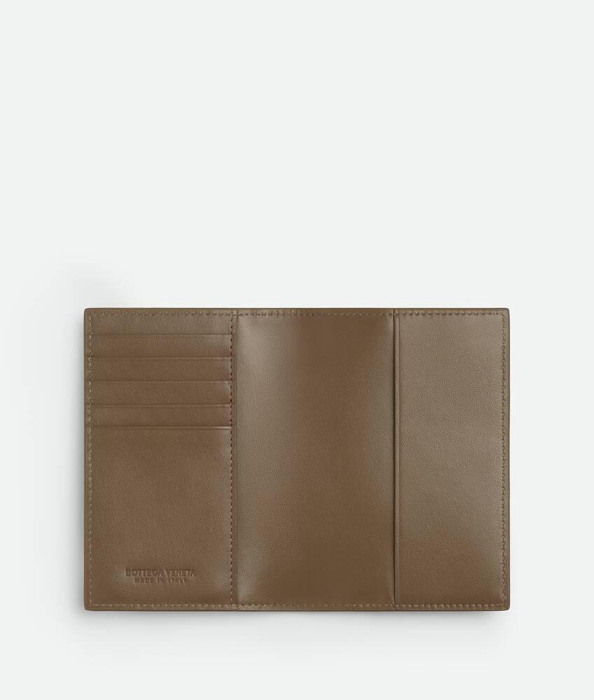 Women's Intrecciato Passport Case in Pinecone Product Image