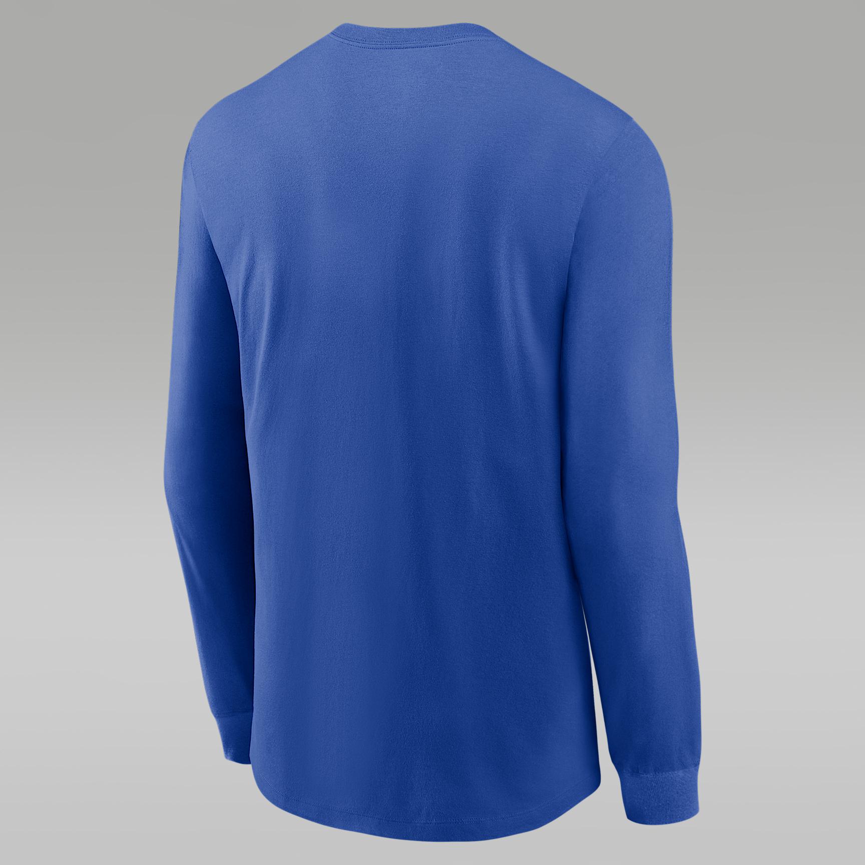 Florida Sideline Men's Jordan Brand Dri-FIT College Long-Sleeve T-Shirt Product Image