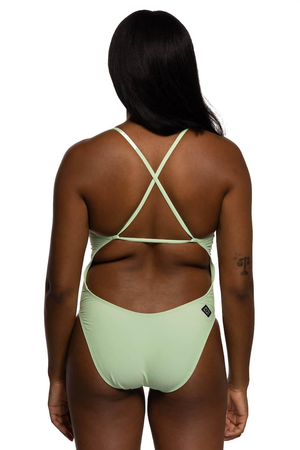 Brandon One Piece Swimsuit - Mint Female Product Image