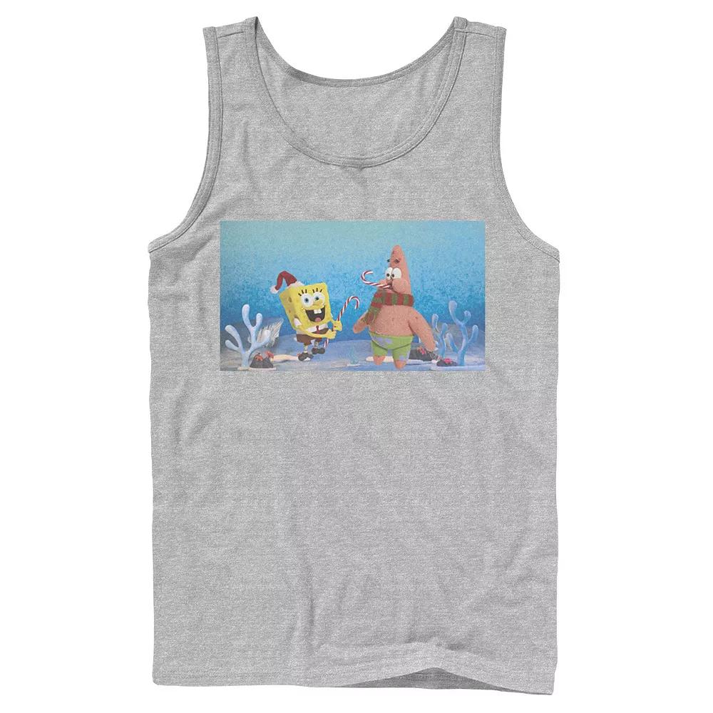 Men's Nickelodeon Spongebob Squarepants Patrick Star Christmas Buddies Graphic Tank Top,  Product Image