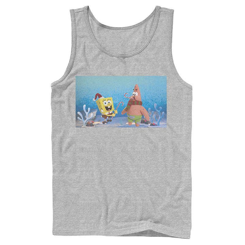 Men's Nickelodeon Spongebob Squarepants Patrick Star Christmas Buddies Graphic Tank Top,  Product Image