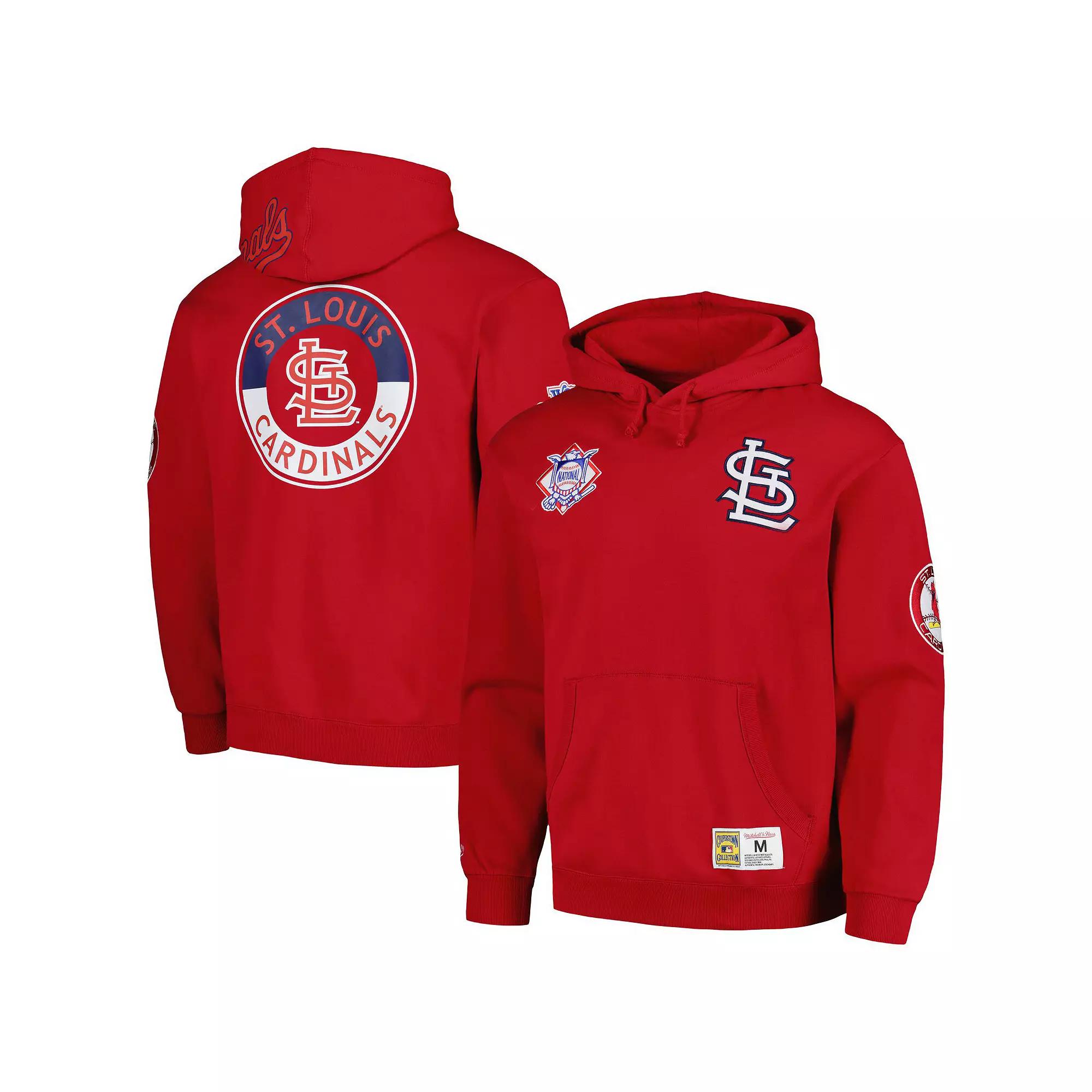 Men's Mitchell & Ness Red St. Louis Cardinals City Collection Pullover Hoodie,  Product Image