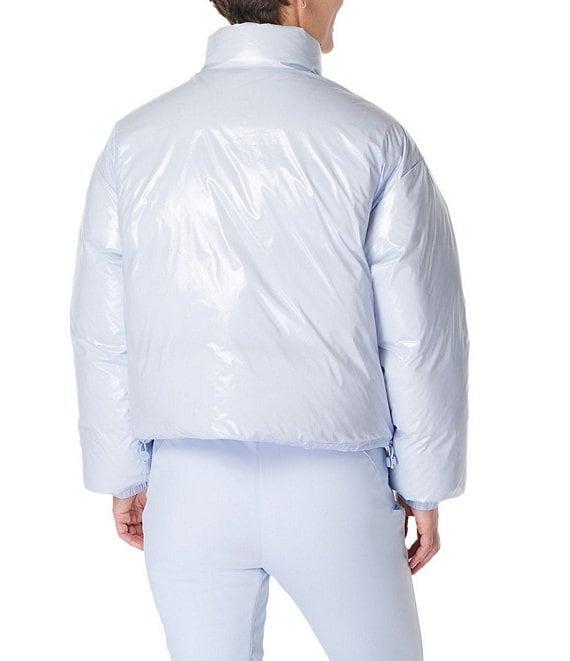 Sweaty Betty High Shine Water Resistant Cropped Puffer Ski Jacket Product Image