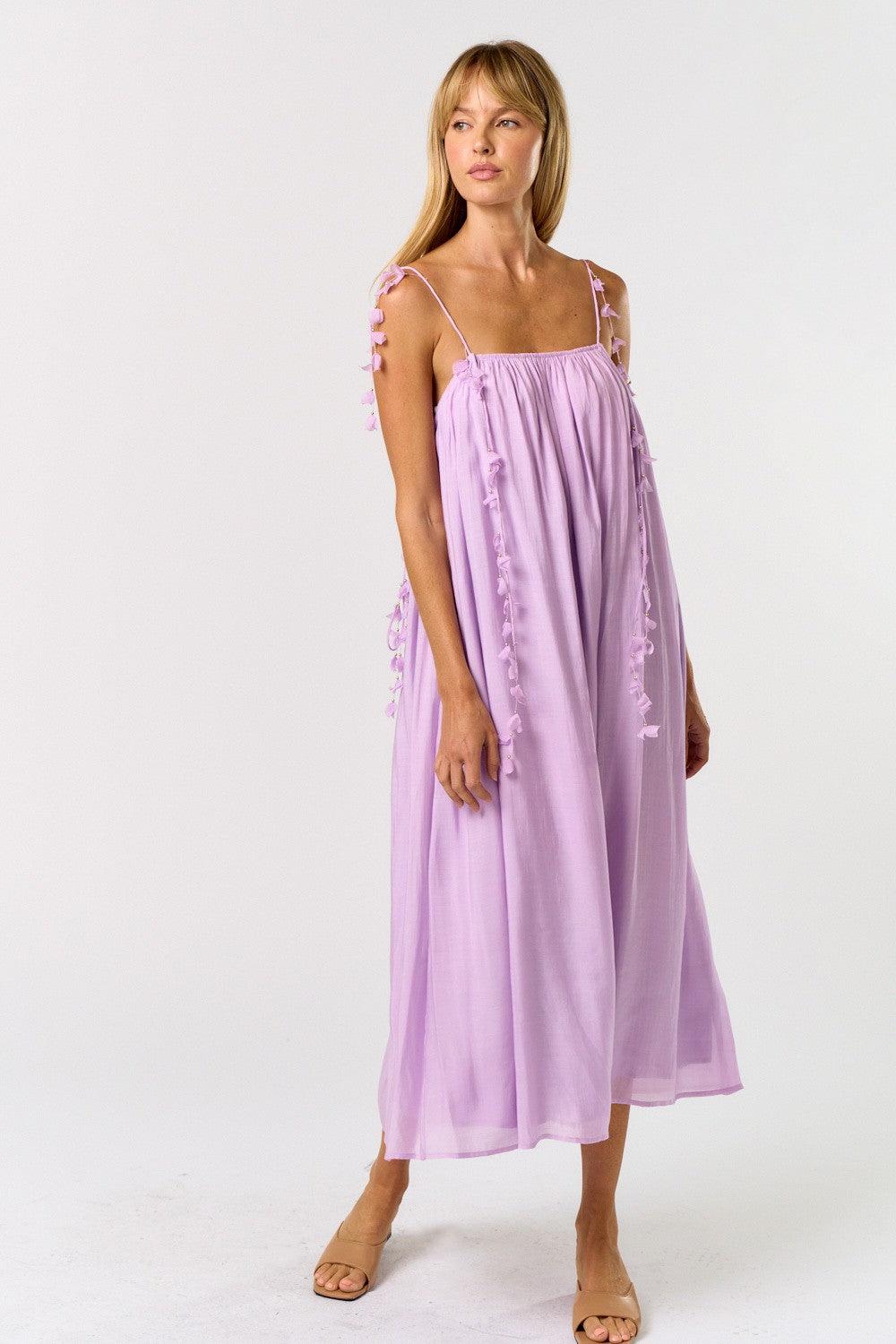 Lilac Midi Dress Product Image