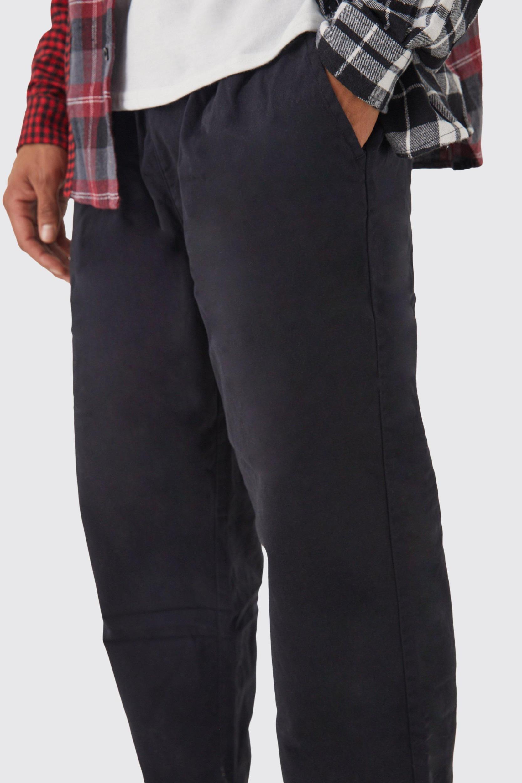 Elasticated Waist Skate Chino Pants | boohooMAN USA Product Image