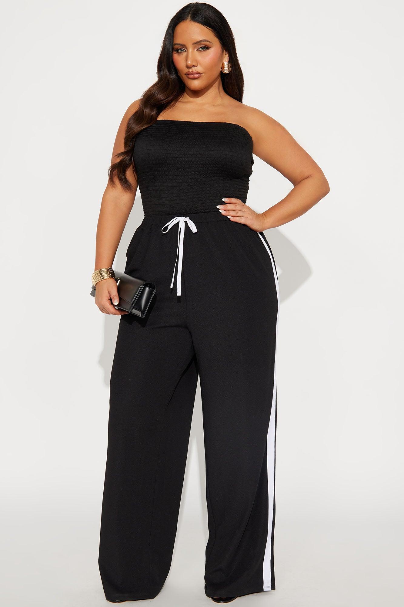 Moxie Strapless Jumpsuit - Black Female Product Image
