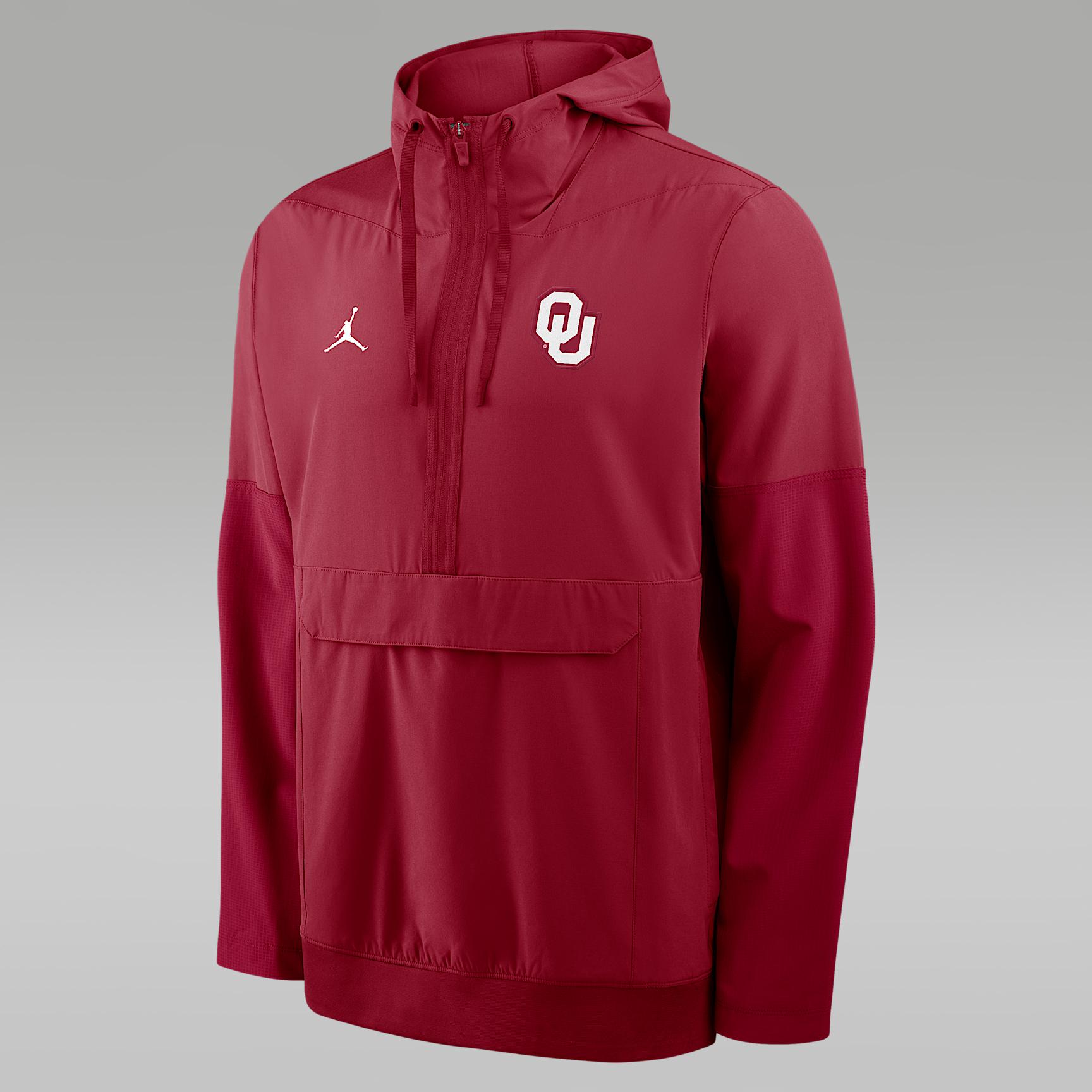 Alabama Anorak Nike Mens College 1/2-Zip Hooded Jacket | 03AT0DWVABN-PTU Product Image