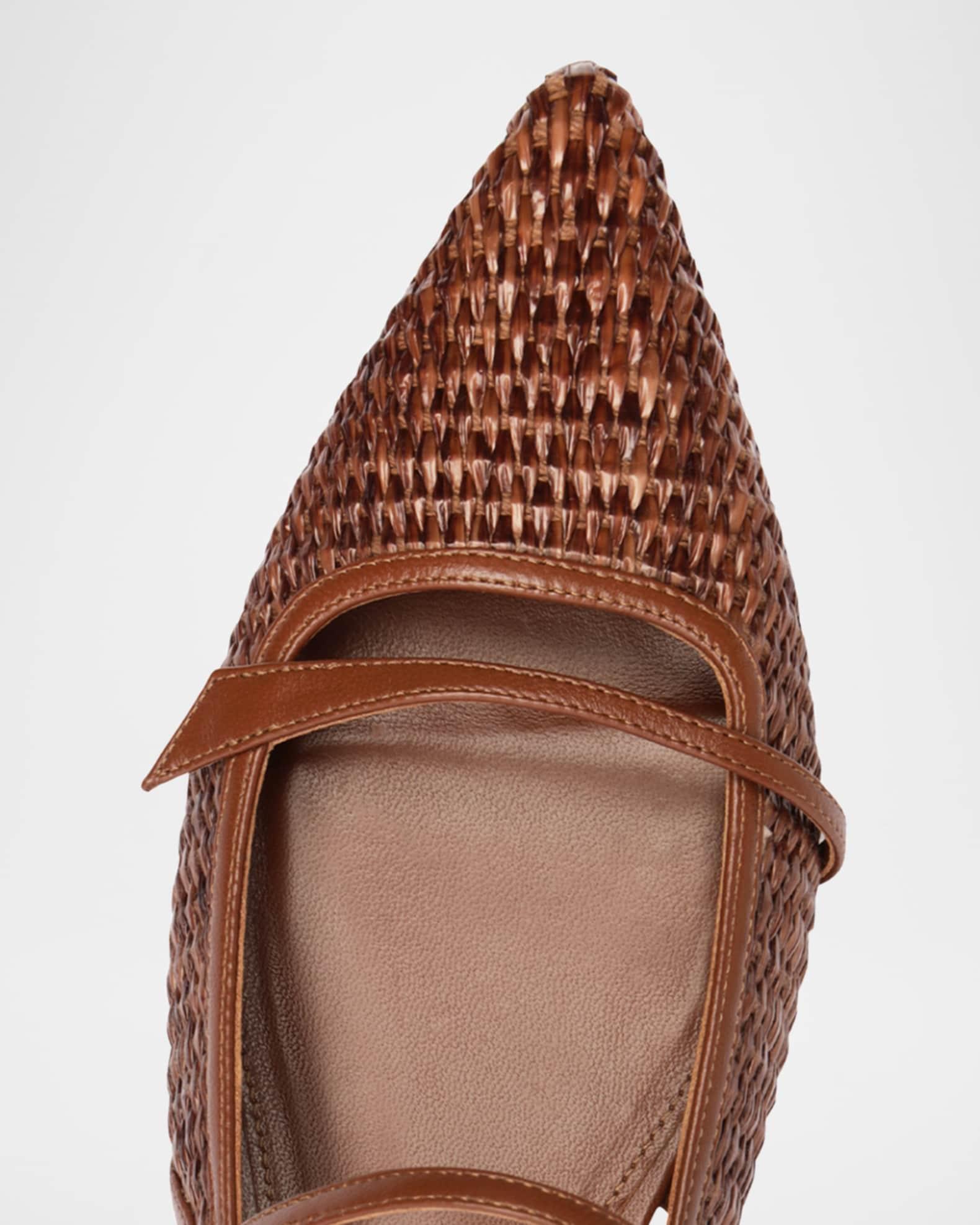 Tita Raffia Slingback Flats Product Image