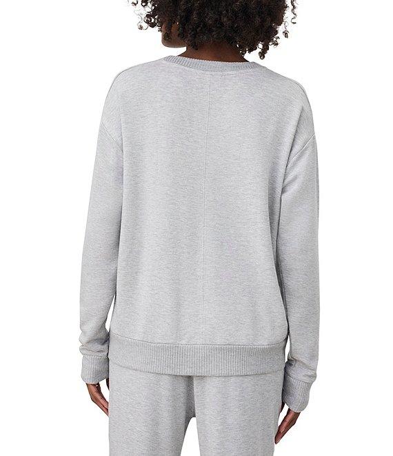 Splendid Supersoft Crew Neck Long Sleeve Pullover Shirt Product Image