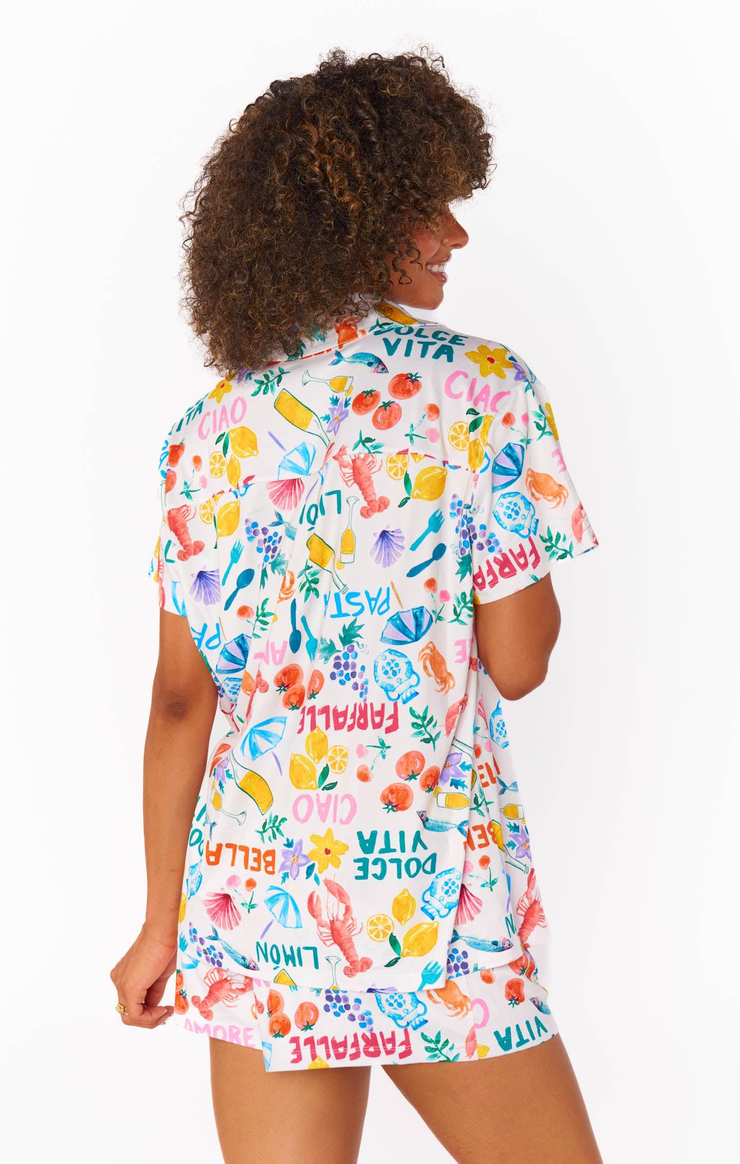 Sunday Morning PJ Set ~ Italian Picnic Jersey Product Image