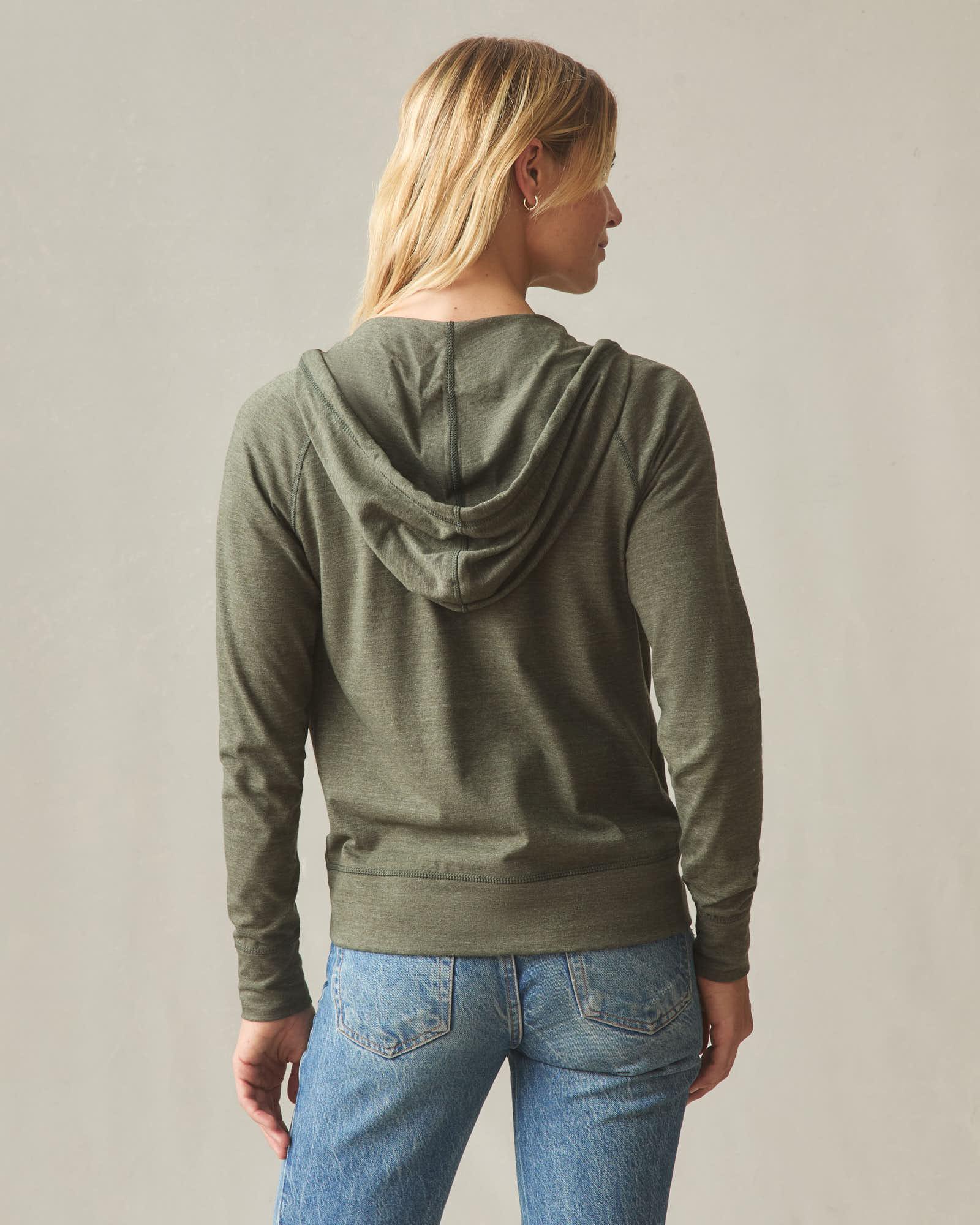 Women's Lightweight Full Zip - Forest Night Heather Product Image