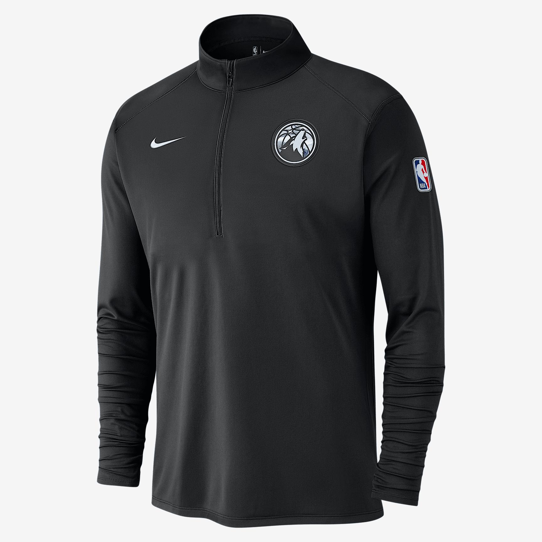 Portland Trail Blazers City Edition Nike Men's Dri-FIT NBA 1/2-Zip Long-Sleeve Top Product Image