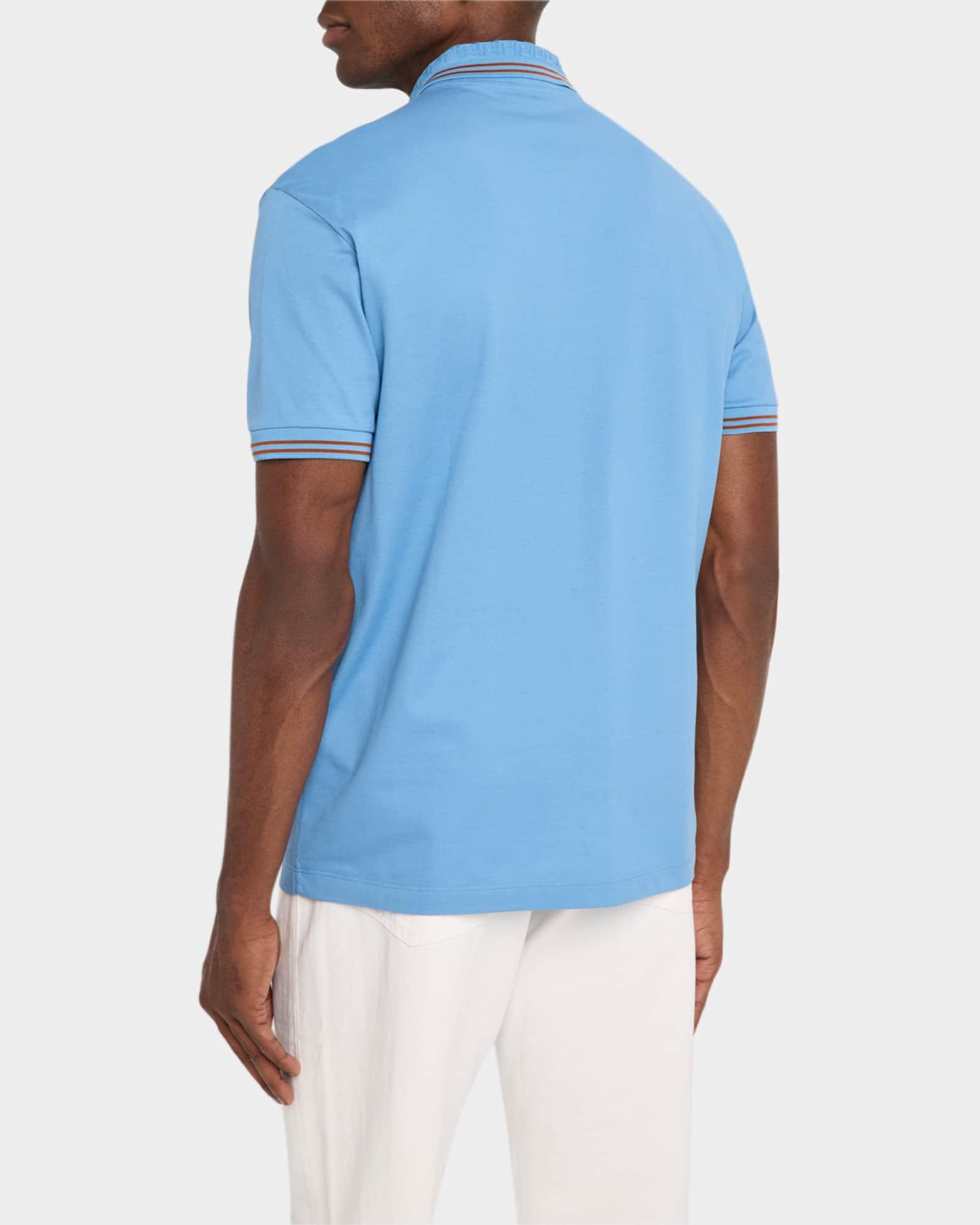 Men's Pop Medusa Tipped Polo Shirt Product Image