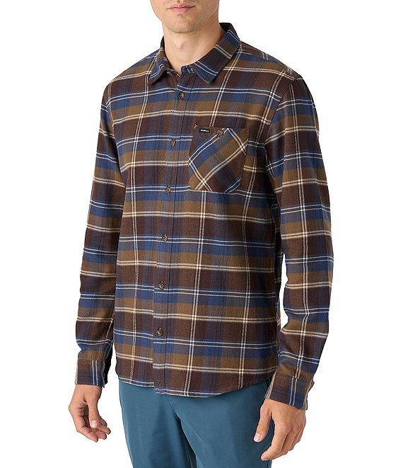 O'Neill Redmond Long Sleeve Yarn-Dyed-Plaid Woven Shirt Product Image