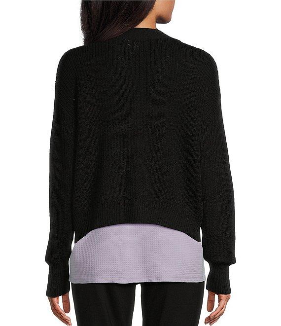 Westbound Long Sleeve Button Front Cardigan Product Image