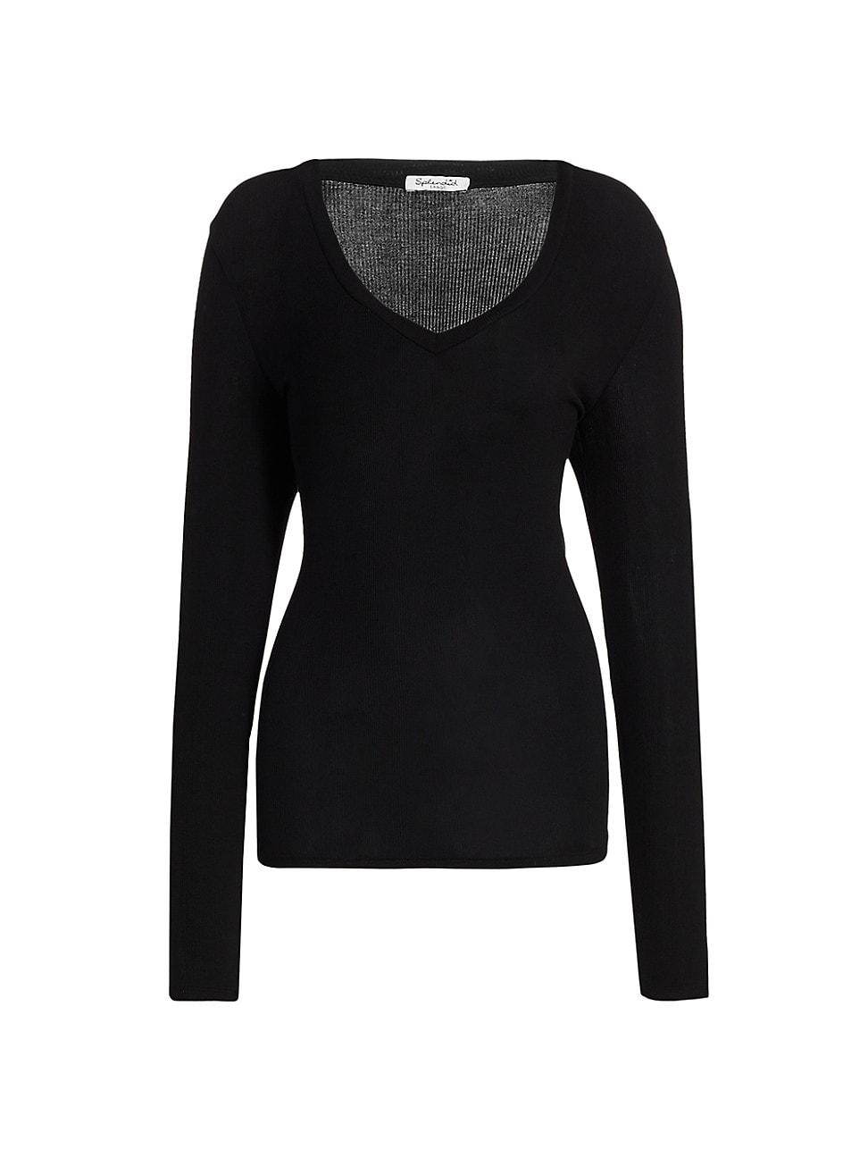 Splendid Valley Long-Sleeve V-Neck Tee Product Image