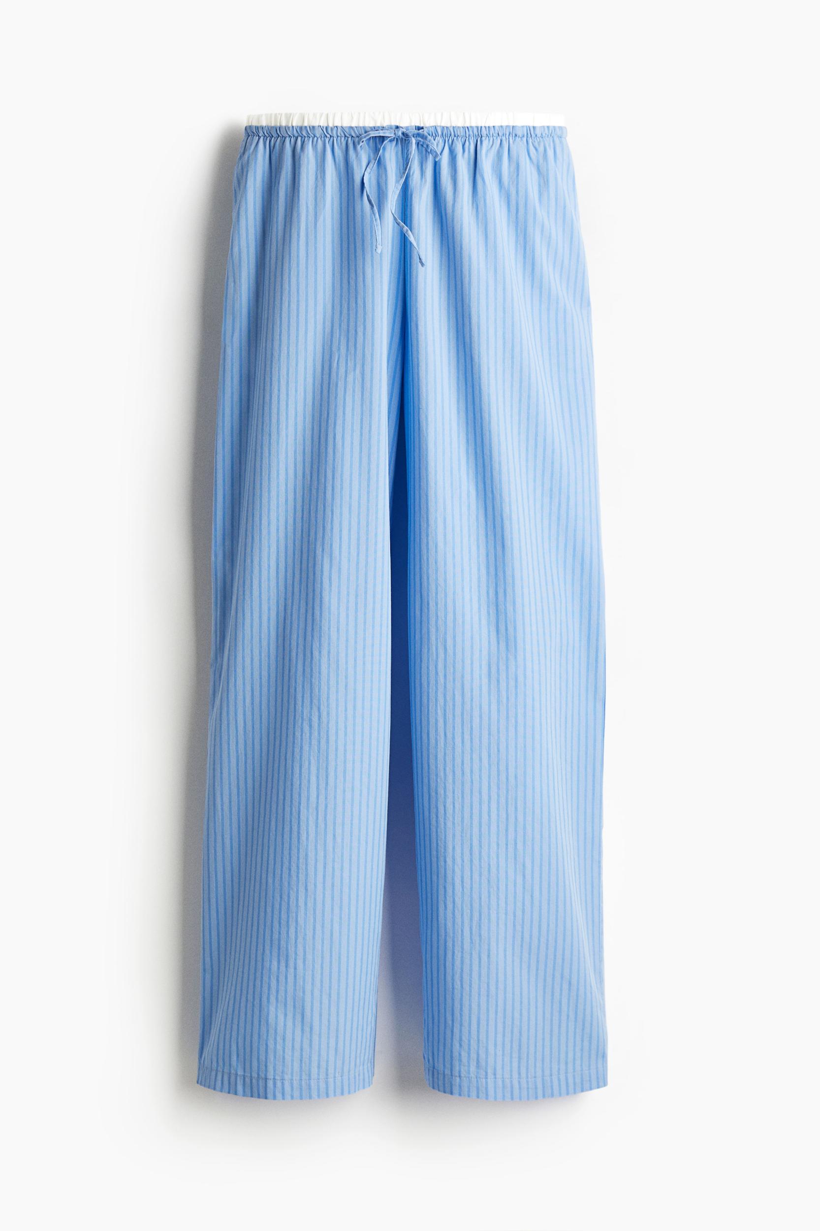Double-Waistband Poplin Drawstring Pants Product Image
