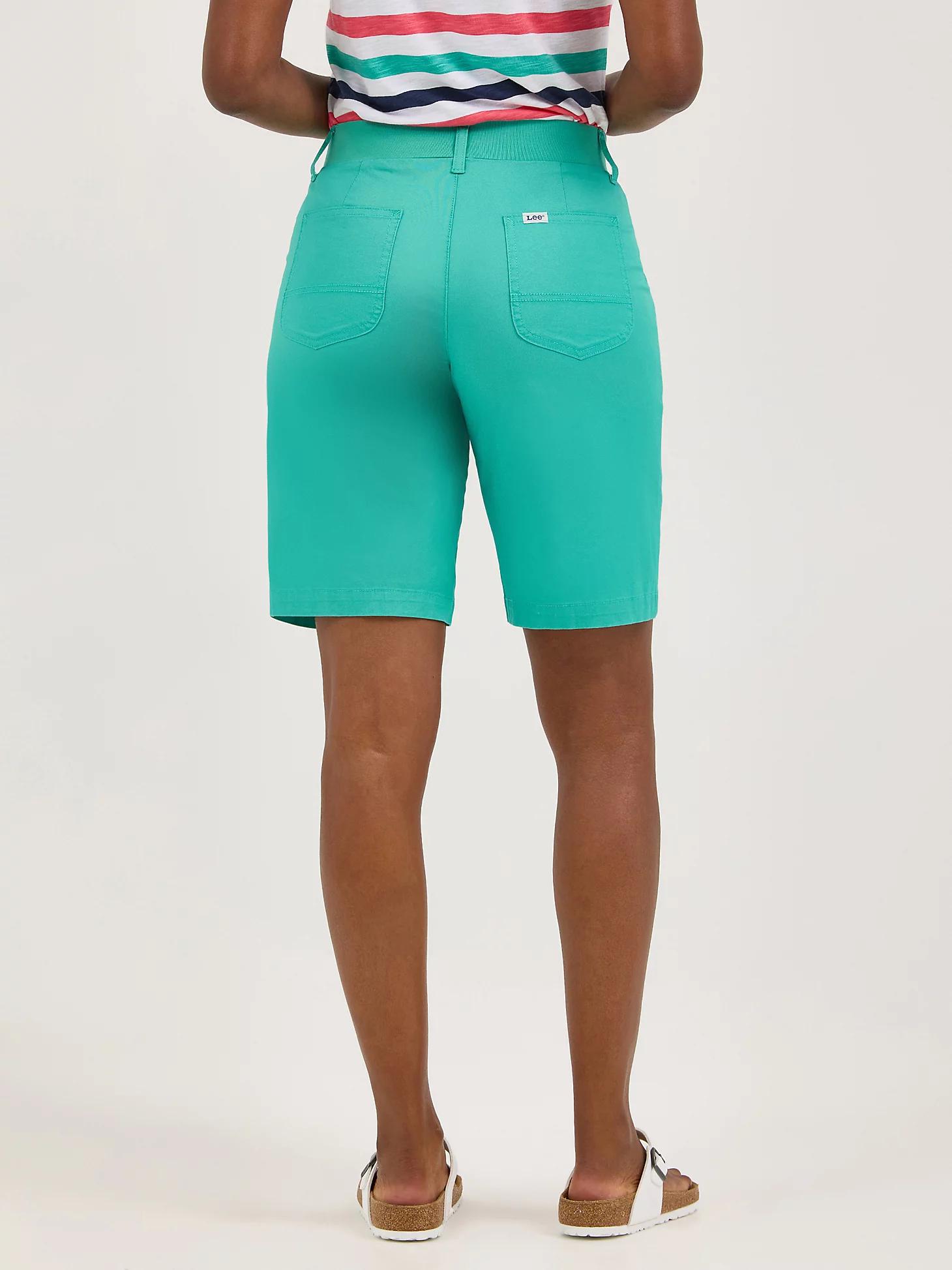 Women's Ultra Lux Comfort with Flex-To-Go Relaxed Fit Utility Bermuda | Women's Shorts | Lee® Product Image