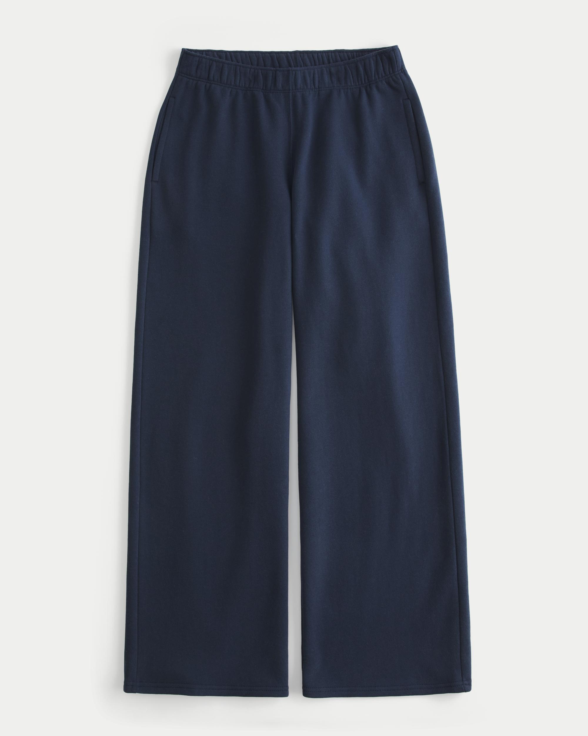 Deer Graphic Wide-Leg Sweatpants Product Image