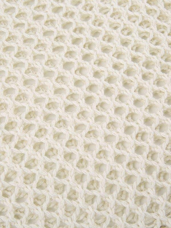 Hollow Out Star Crochet Knit Top Product Image