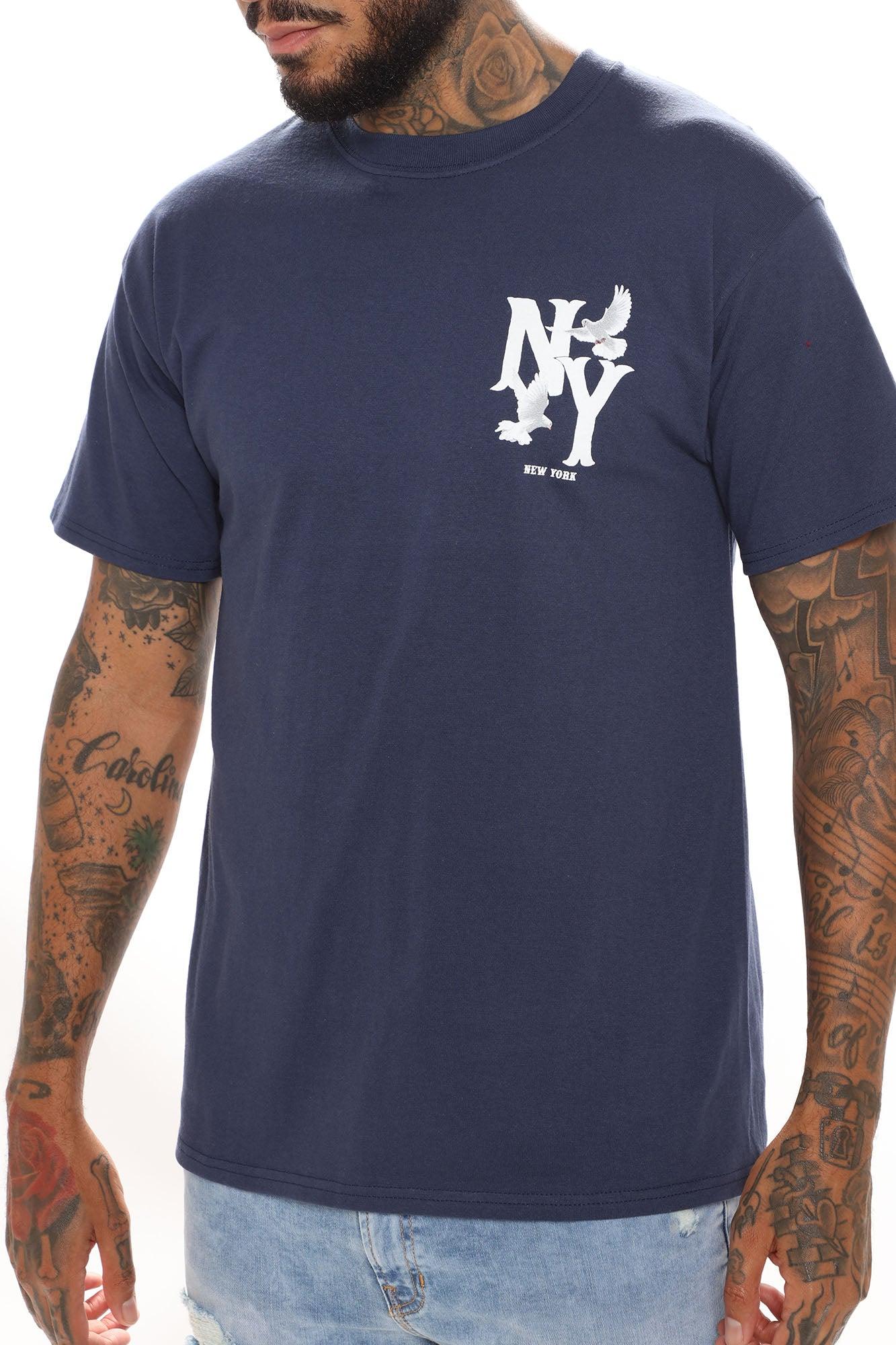 Flyin In The East Short Sleeve Tee - Navy Product Image