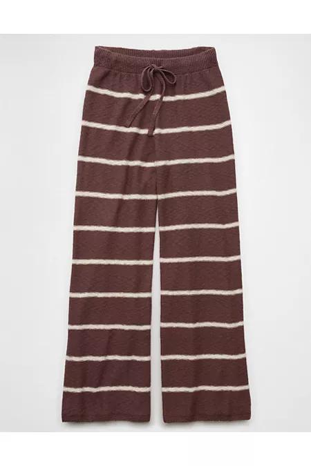 AE Knit Wide-Leg Striped Pant Women's Product Image
