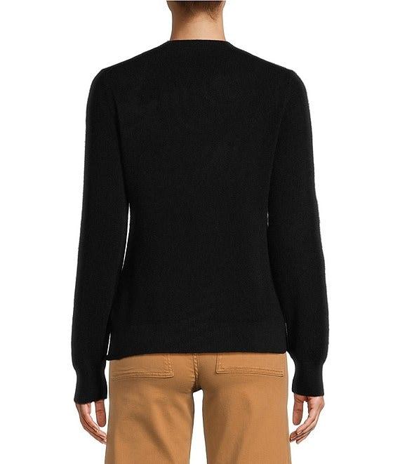 Antonio Melani Luxury Collection Cameron Cashmere Crew Neck Long Sleeve Knit Sweater Product Image