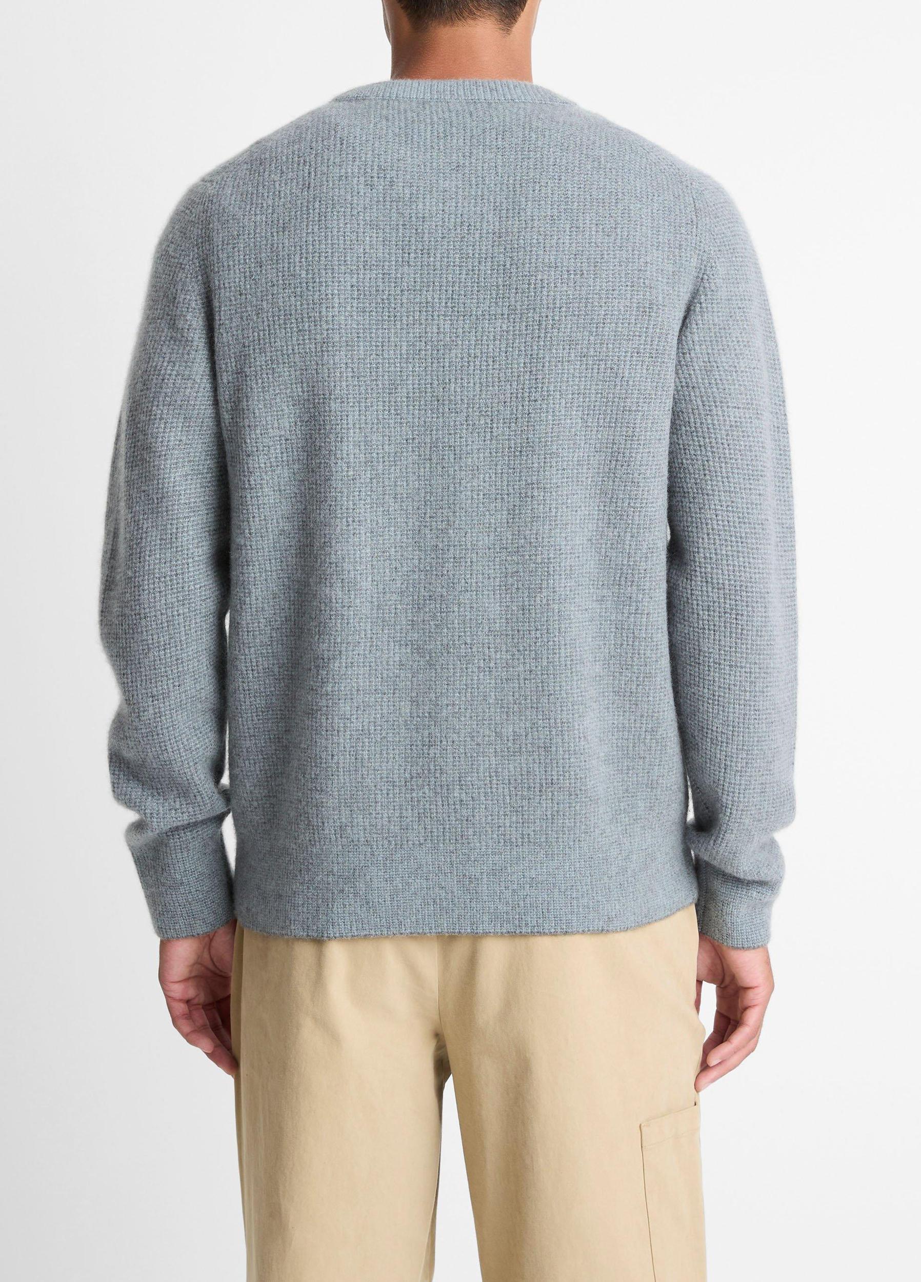 Plush Cashmere Thermal Crew Neck Sweater Product Image