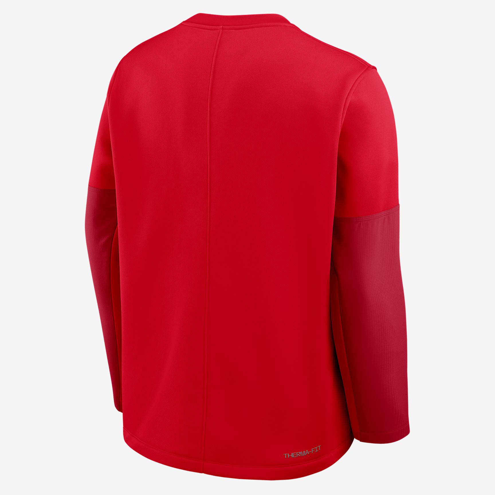 Ohio State Sideline Coach Nike Mens Therma-FIT College Long-Sleeve T-Shirt | 03BR166NOH-6P4 Product Image