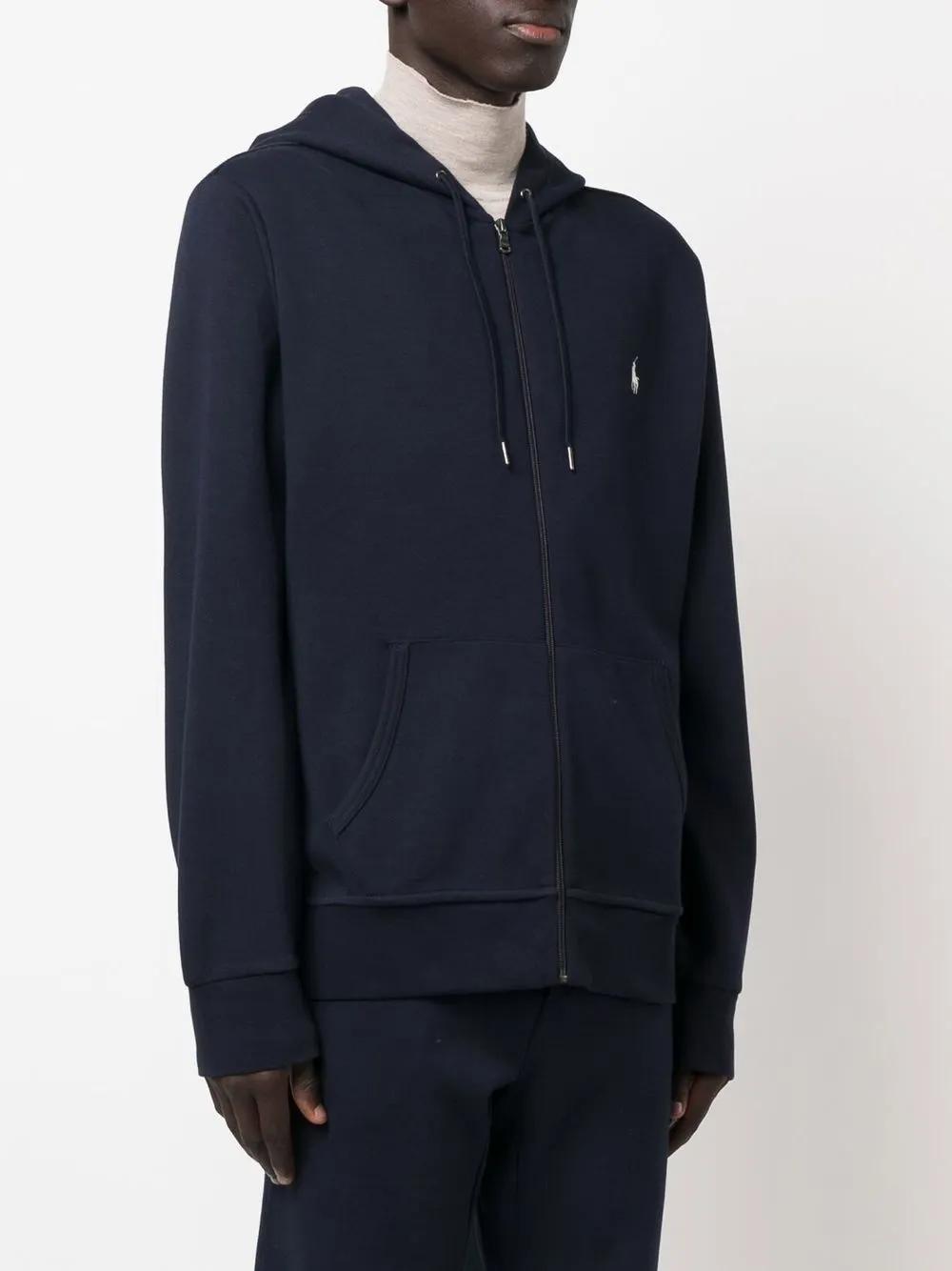 Polo zip-up hoodie Product Image