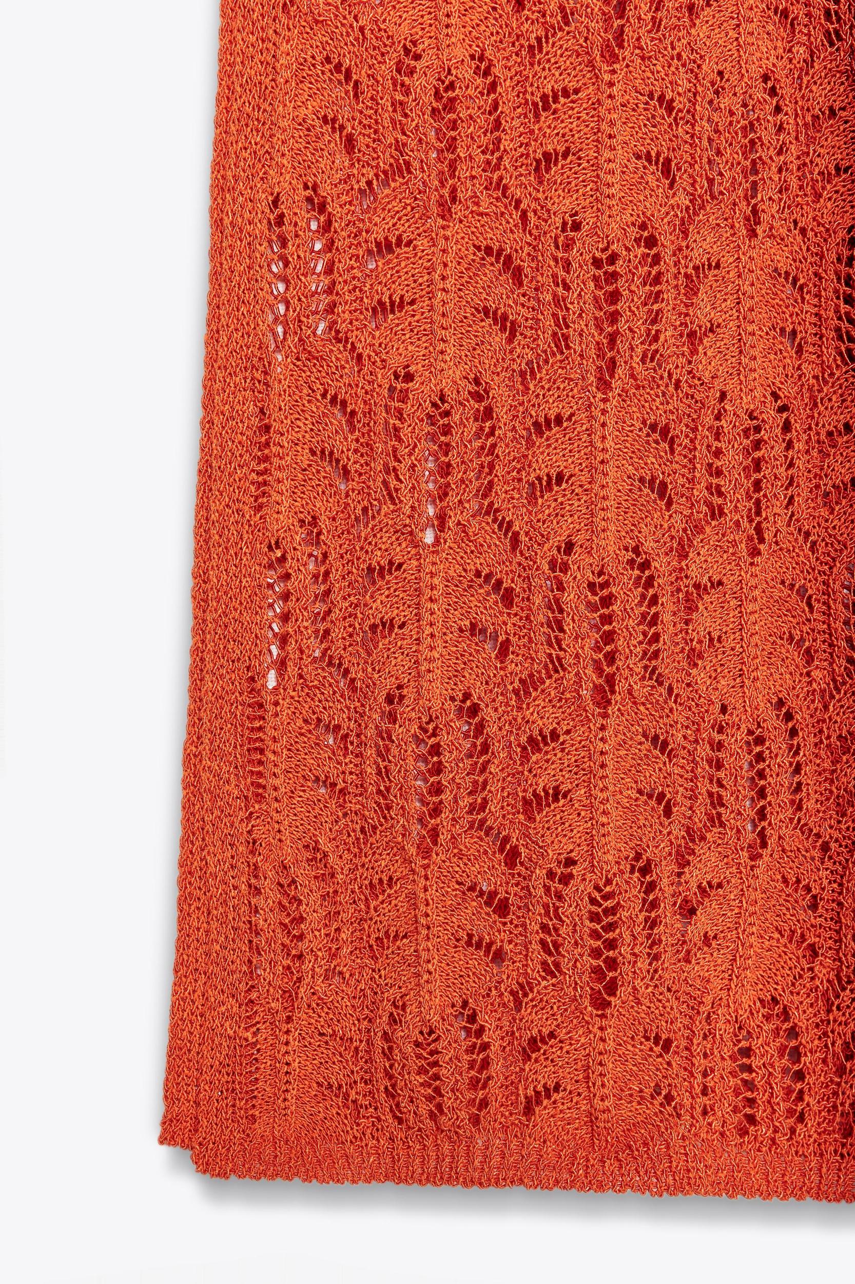 POINTELLE KNIT MIDI DRESS Product Image