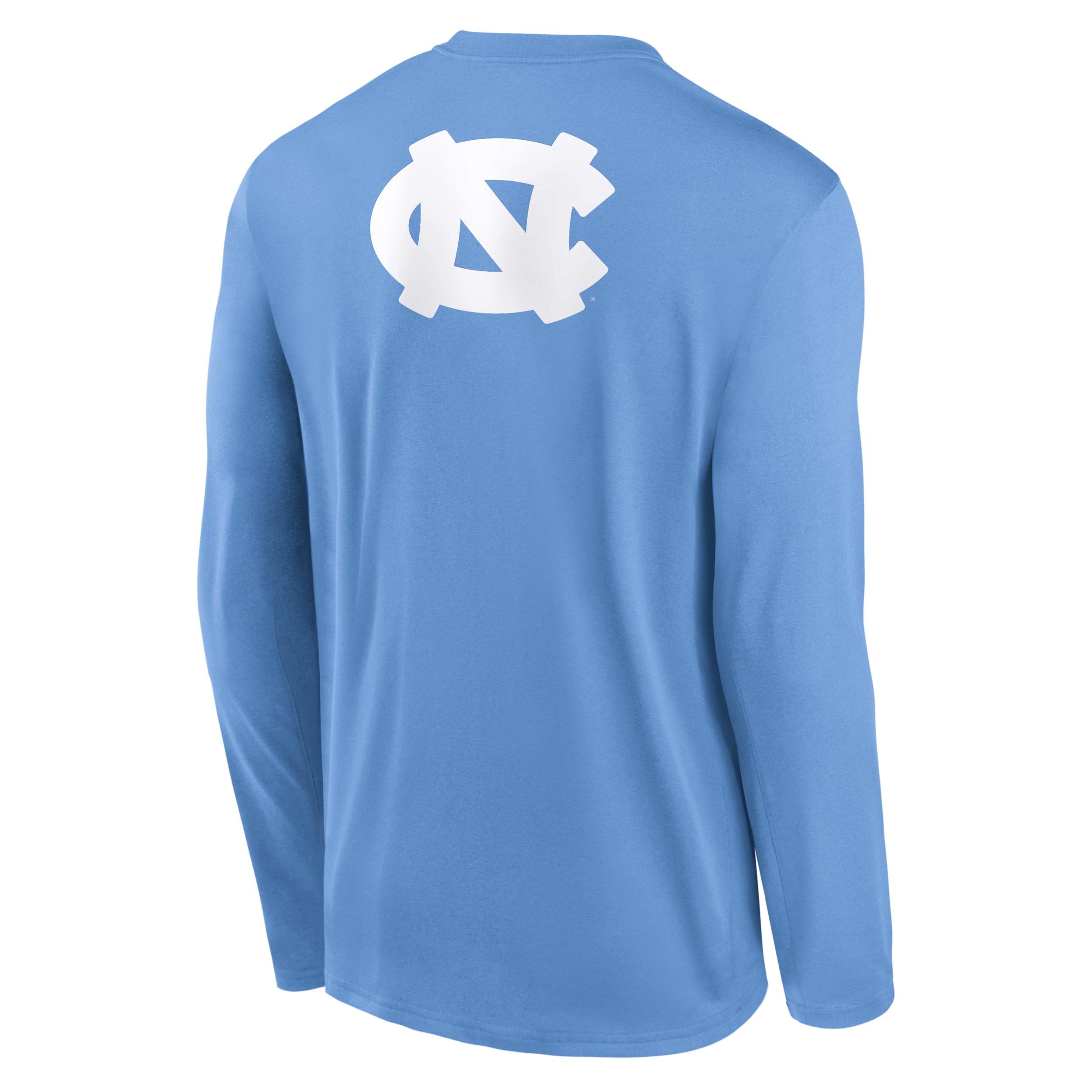 Mens North Carolina Primetime Legend 2-Hit Jordan Brand Dri-FIT College Long-Sleeve T-Shirt | NJGT4EYNCN-6TH Product Image