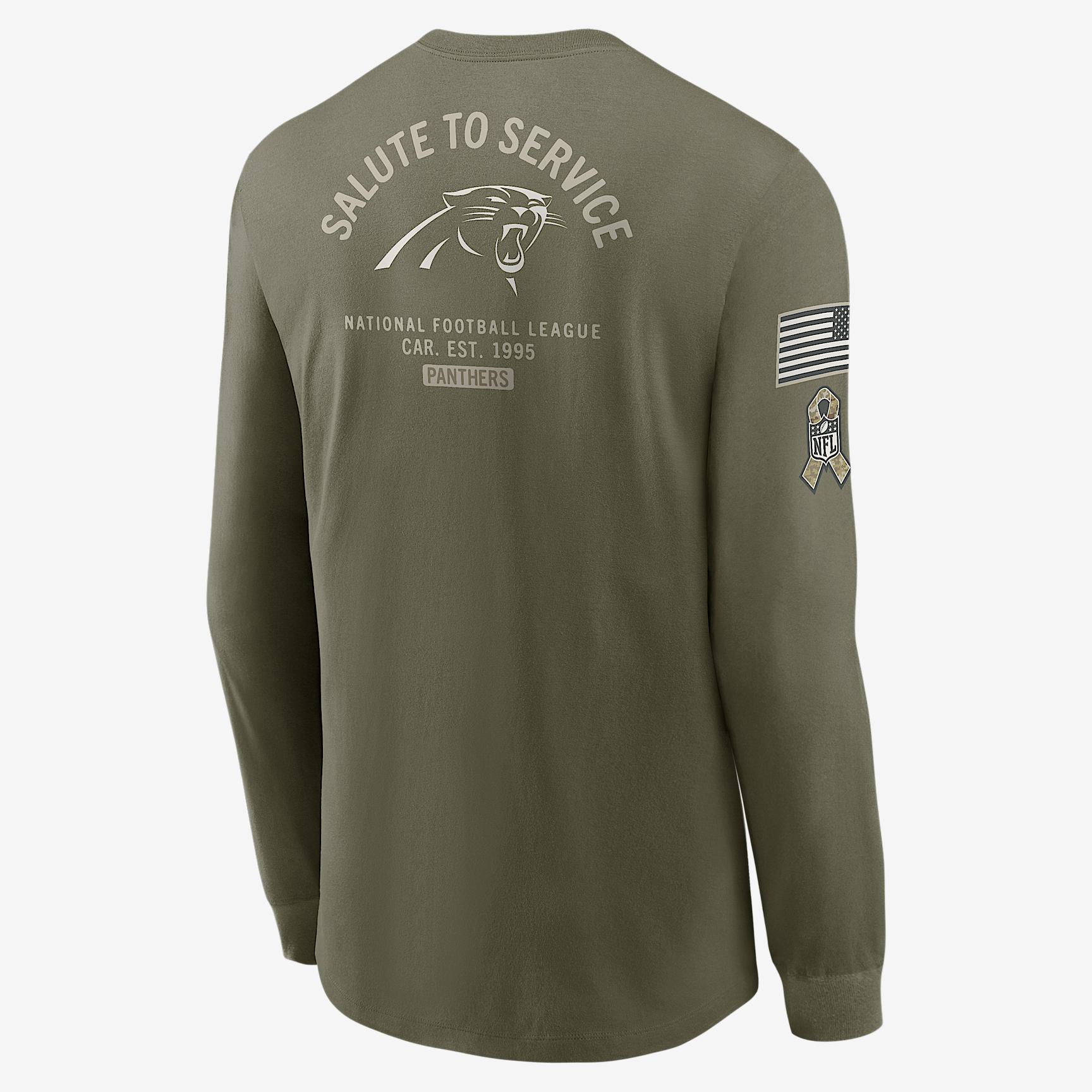 Philadelphia Eagles Salute to Service Nike Mens NFL Long-Sleeve T-Shirt | NKAC2DHA2R-W7L Product Image