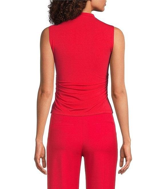 Alex Marie Wendy Draped Cowl Neck Sleeveless Blouse Product Image