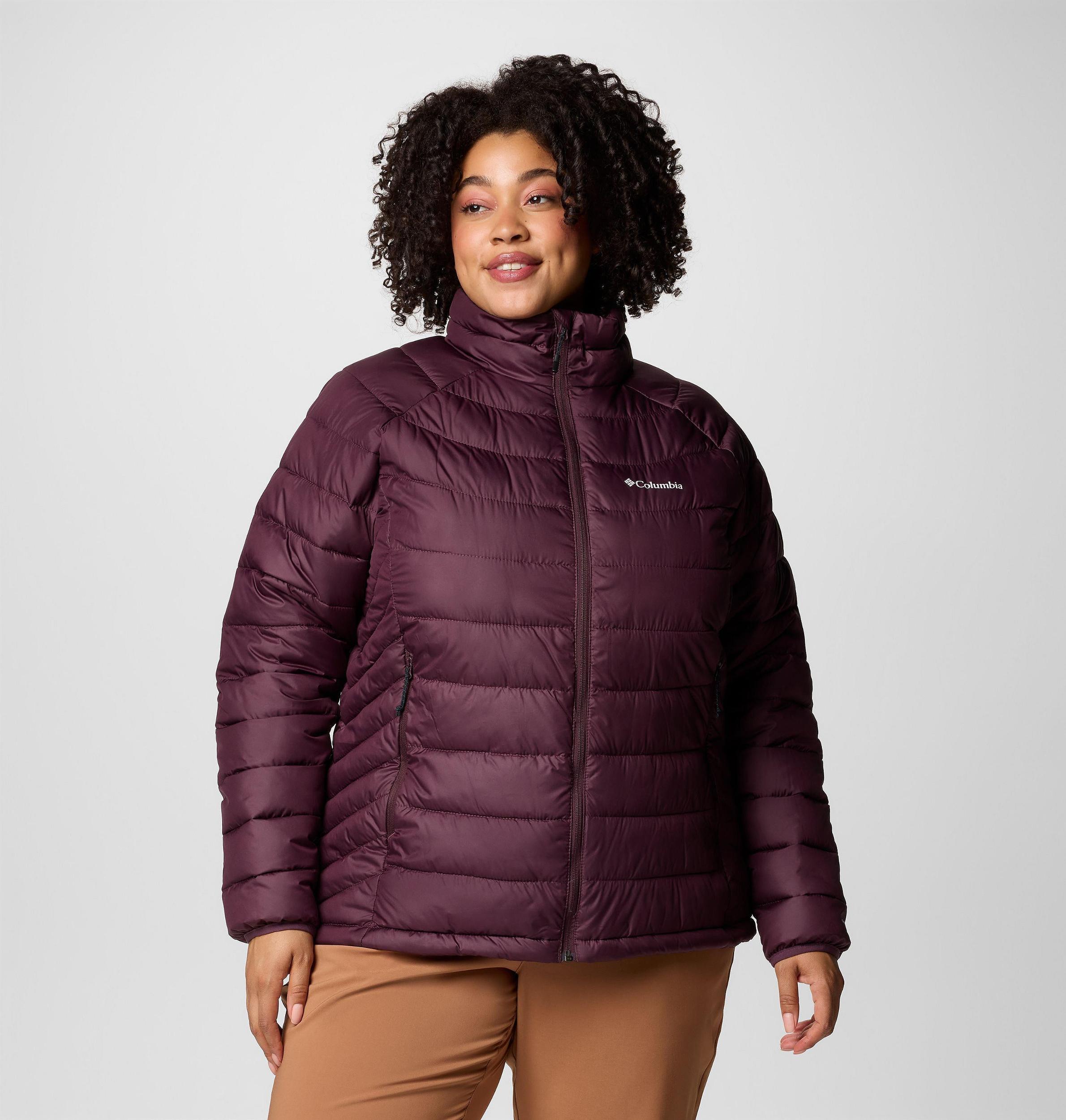 Columbia Womens Powder Lite II Full Zip Jacket - Plus Size- Product Image