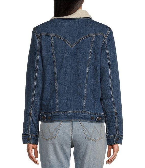 Wrangler® Sherpa Lined Denim Jacket Product Image