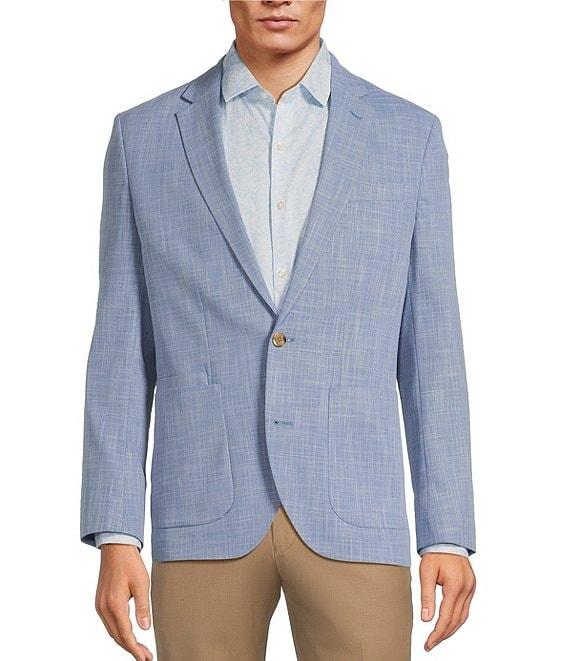 Hart Schaffner Marx The Mr. Classic Collection Long Sleeve Solid Texture HartFlex Blazer Product Image