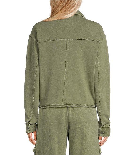 Flag and Anthem Holley Knit Cropped Utility Jacket Product Image