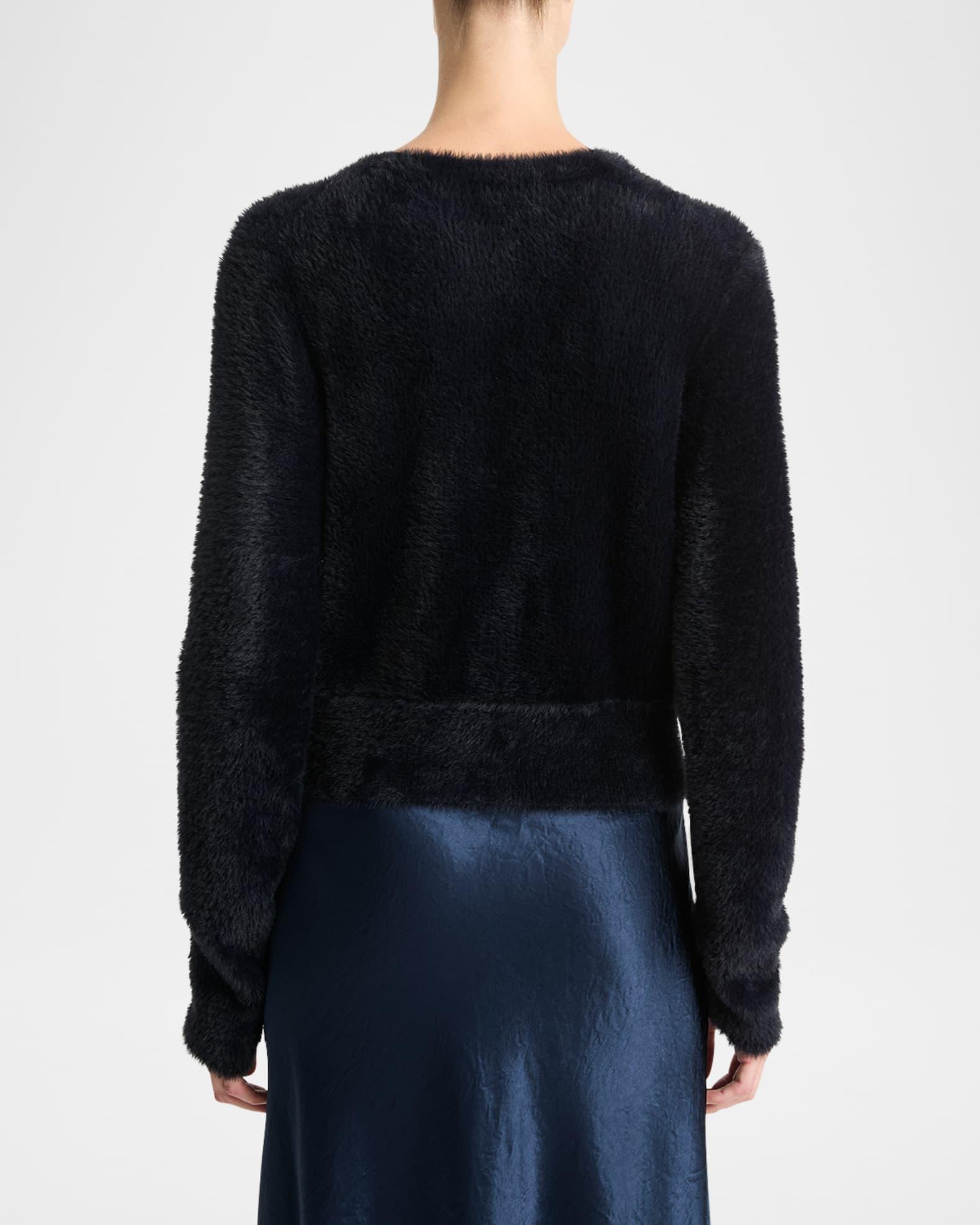 Mother-of-Pearl Eyelash Knit Cardigan Product Image