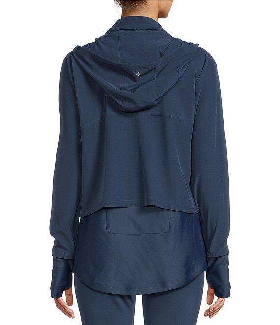 Antonio Melani Active Motivate Zip Front Overlay Track Jacket Product Image