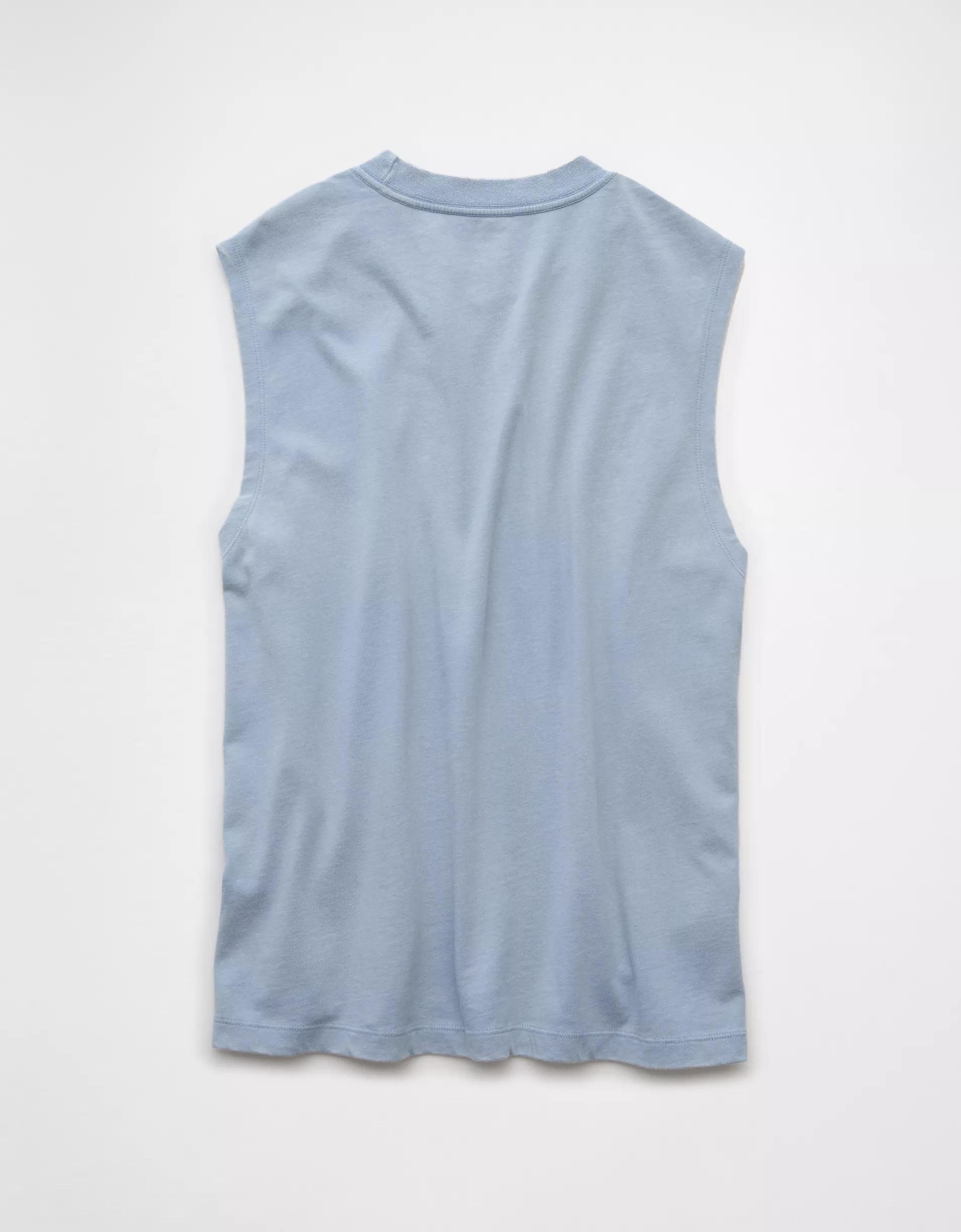AE Boxy Sueded Jersey Tank Top Product Image