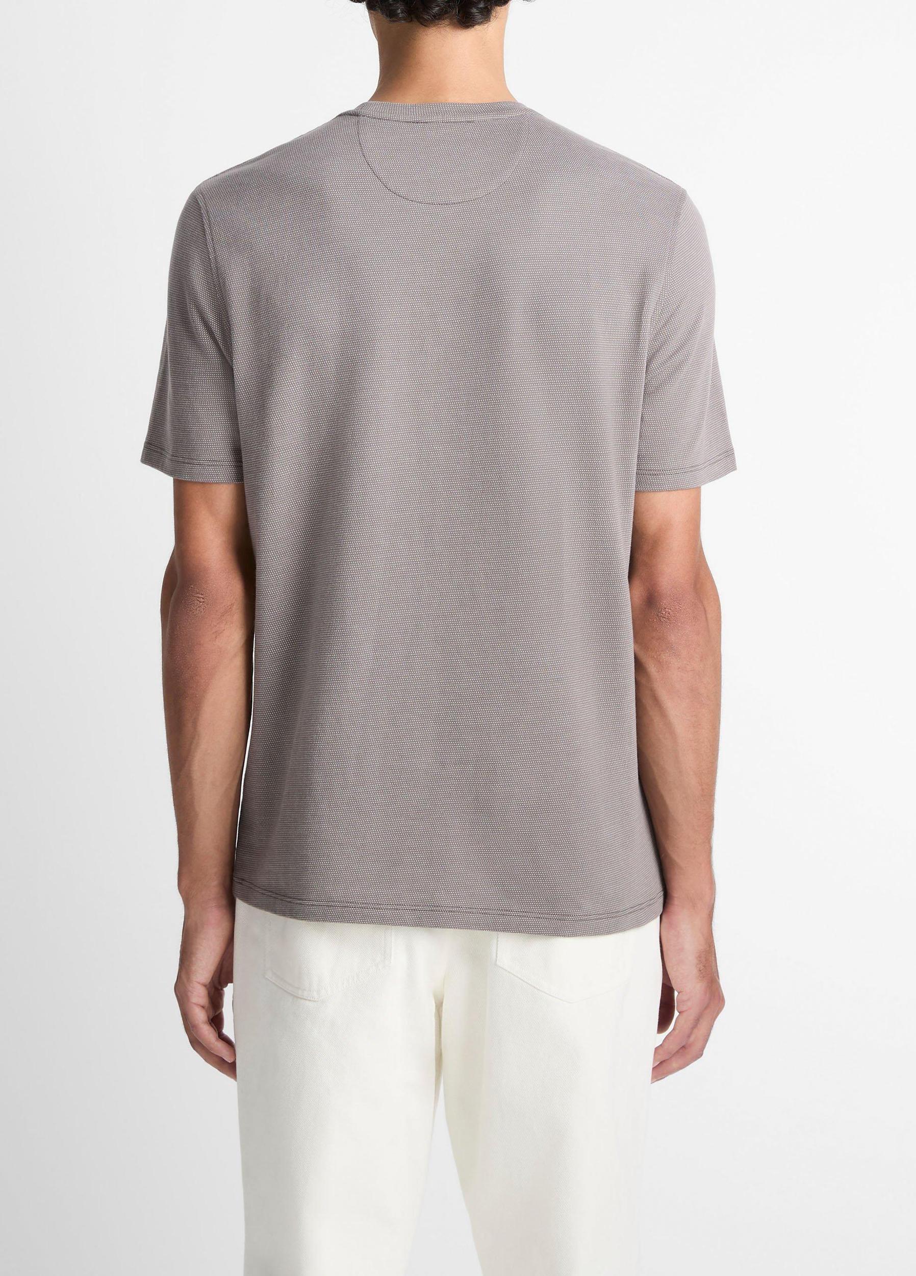 Birdseye Jacquard Pima Cotton T-Shirt Product Image