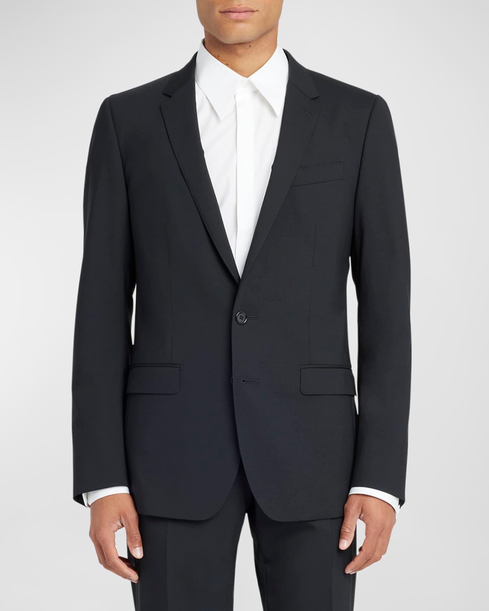 Men's Martini Solid Stretch Wool Suit Product Image