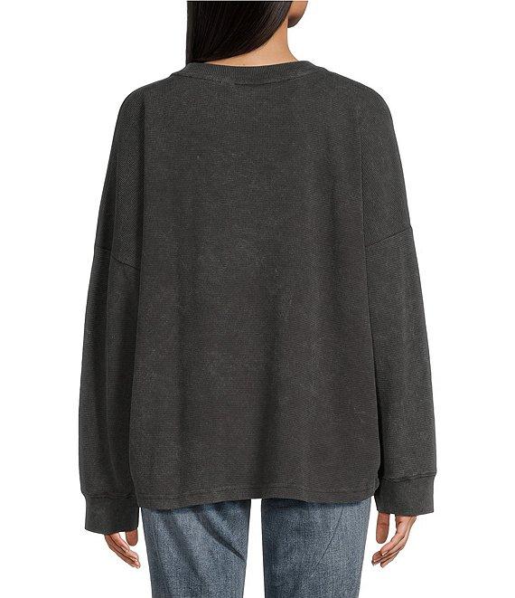 Roxy Long Sleeve Eastside Thermal Graphic Sweatshirt Product Image