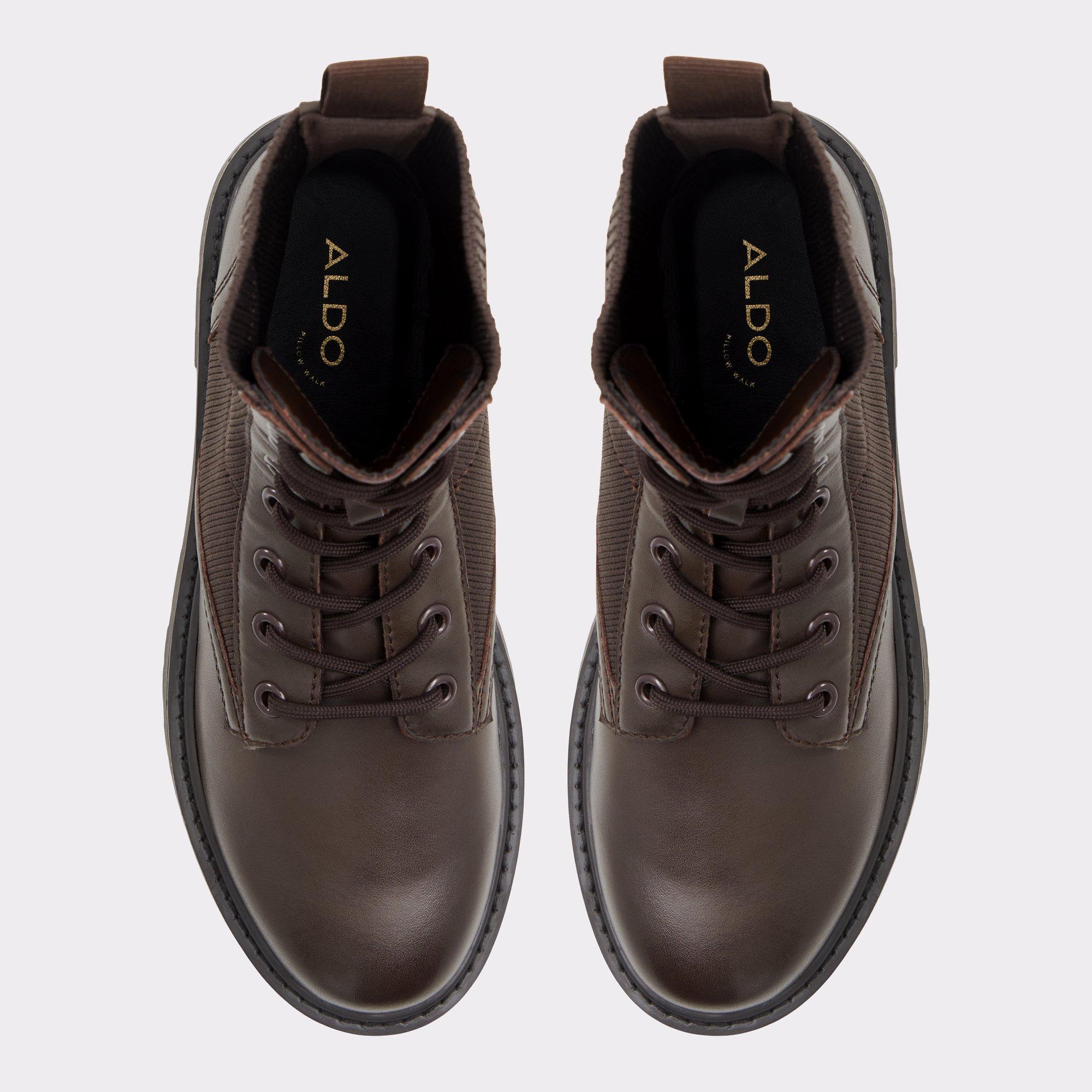 Talaleryknit Brown Overflow Women's Combat boots | ALDO US Product Image